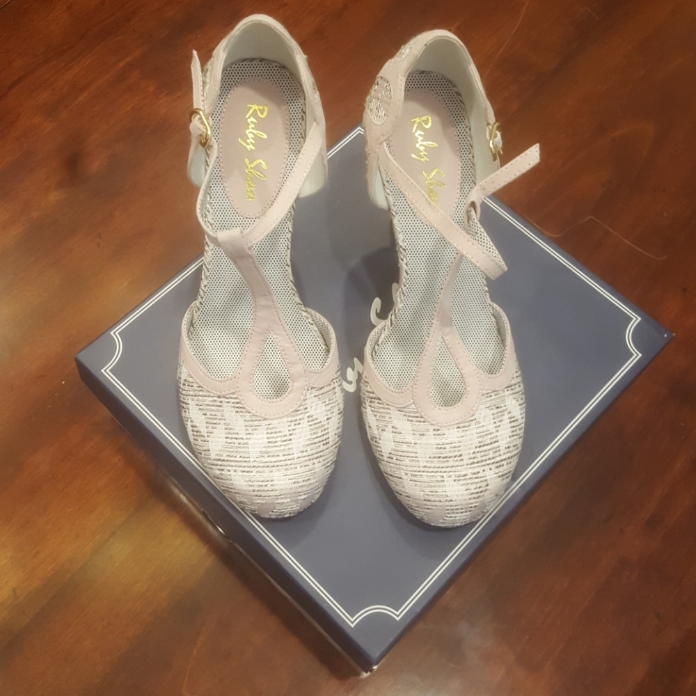 Ruby Shoo pink Polly  US size 8 UK size 6